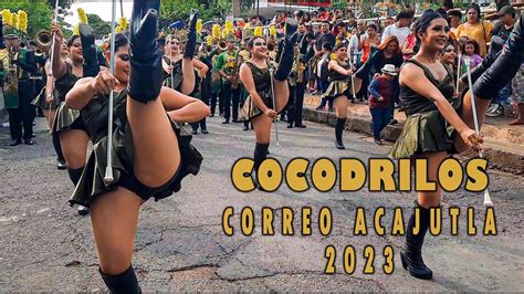 Cocodrilos Marching Band Desfile Correo Acajutla Youtube