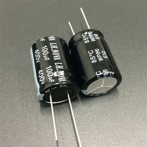 10pcs 100uF 400V LH NOVA WP Series 22x30mm 400V100uF PSU Aluminum