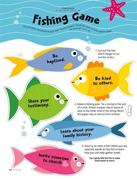 Fishing Game | Devotions for kids, Preschool bible lessons, Bible ...