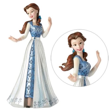 Disney Showcase Beauty and the Beast Belle Blue Dress Statue - Enesco ...