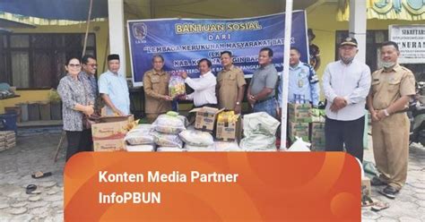 Masyarakat Batak Di Kobar Salurkan Paket Bantuan Untuk Korban Banjir