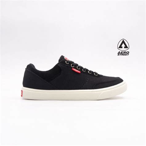 Jual Aerostreet 36 45 Brave Low Hitam Sepatu Sneakers Casual Pria