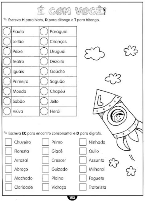 Digrafo Vocalico - Encontro vocálico, encontro consonantal e dígrafo worksheet | Palavras ...
