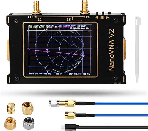 NanoVNA 3G analizador de red vectorial 3 2 Pantalla táctil NanoVNA V2