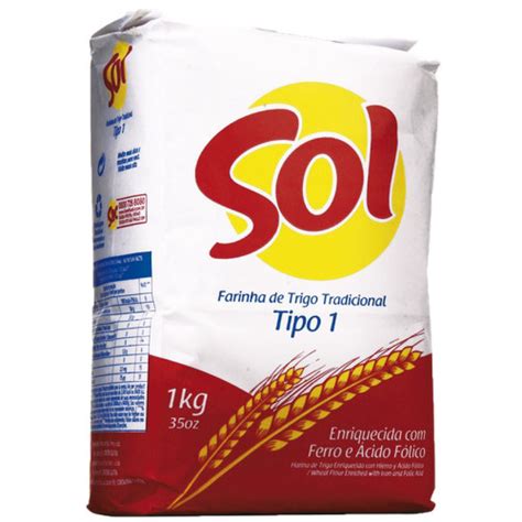 Farinha De Trigo Especial Sol Kg Farin Ceo Gr O Cereal