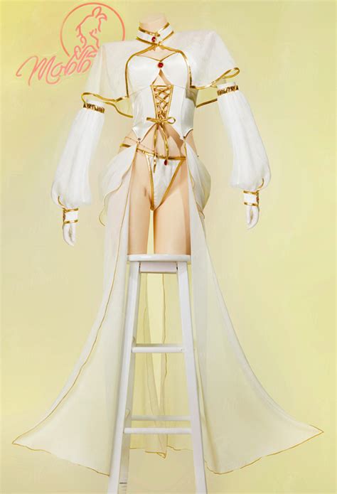 Women Frieren Derivative Sexy Lingerie Set Top Skirt And Cape With Panty And Thigh High