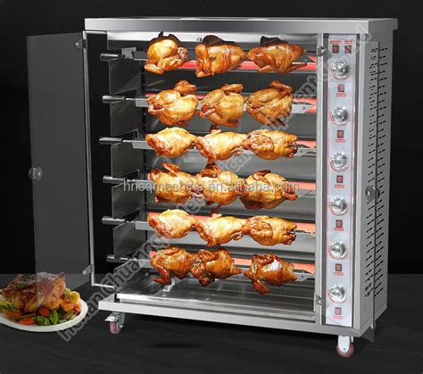 Large Commercial Chicken Rotisserie Rotisserie Chicken Container Spit ...