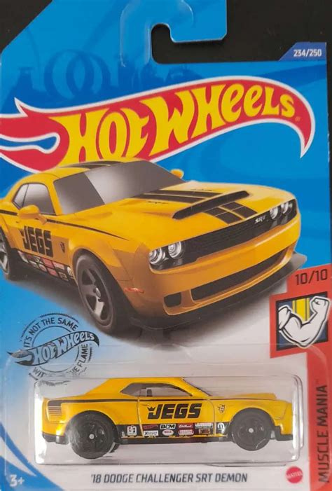 Hot Wheels Muscle Mania Dodge Challenger Srt Demon Universo Hot Wheels