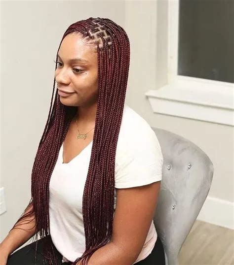 50 Fabulous Box Braids Protective Styles On Natural Hair With Full