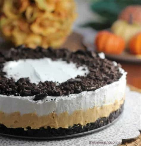 Oreo Pumpkin Cheesecake Dessert The Baking Chocolatess