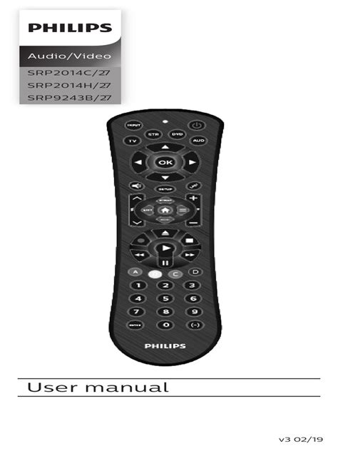 Philips Universal Remote Manual Pdf Electromagnetic Interference