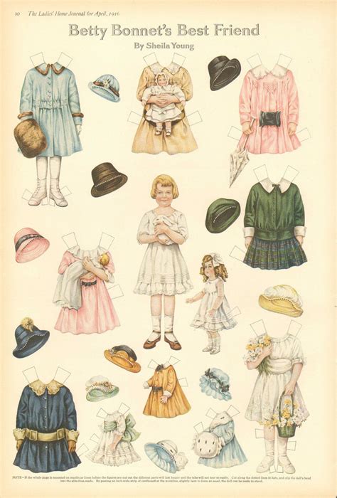 Free Printable Vintage Paper Dolls