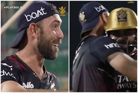 Virat Kohli Glenn Maxwell Bromance During Rcb Net Session Ahead Of Ipl 2023 Match Vs Mi Goes