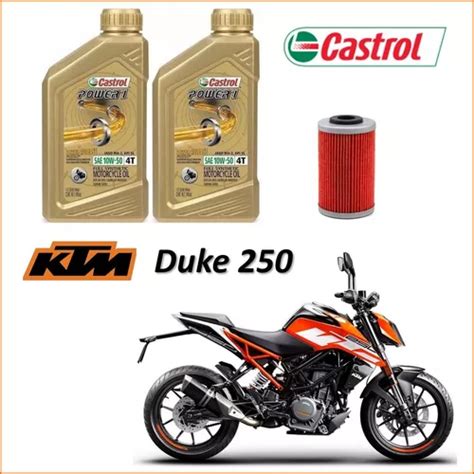 Pack Aceite Castrol Full Filtro Ktm Duke New Cuotas Sin Inter S