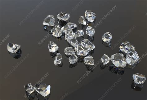 Nanodiamonds Illustration Stock Image F Science Photo