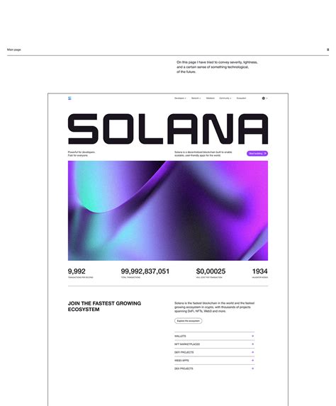 Blockchain Solana on Behance