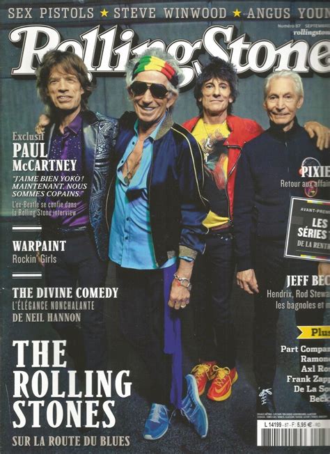 Rolling Stone N°87 The Rolling Stones Sex Pistols Angus Young Jeff Beck Ebay