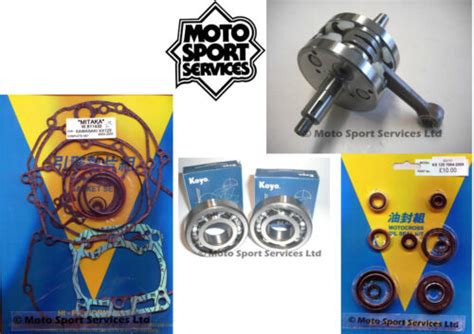 Kx Mitaka Bottom End Engine Rebuild Kit Crank Mains Gasket