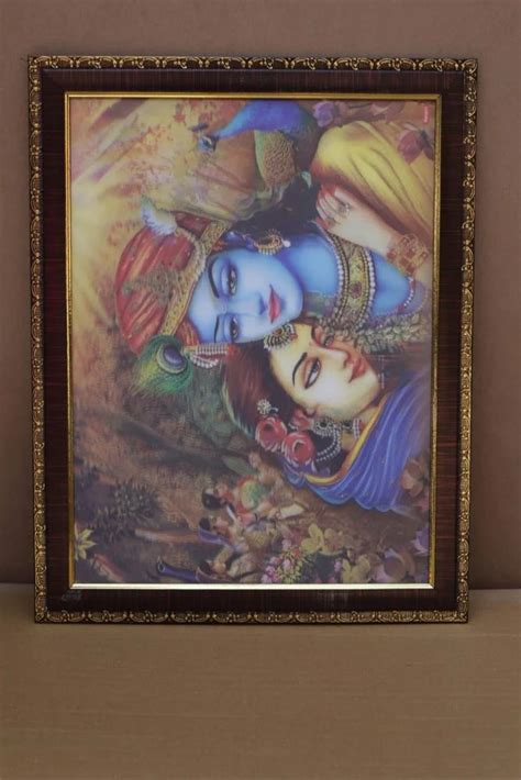 Inch Radha Krishna Wooden Photo Frames Home At Rs Piece In New