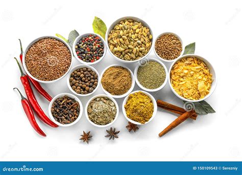 Spices Mix Background With Ruler Royalty Free Stock Photo