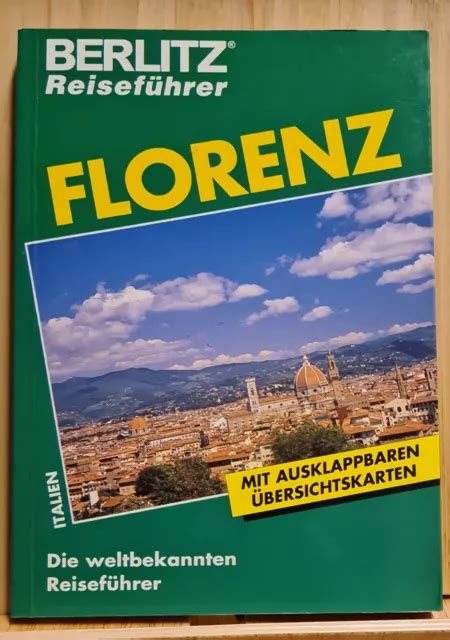 BERLITZ REISEFÜHRER FLORENZ sehr gut erhalten DINA 6 Top EUR 2