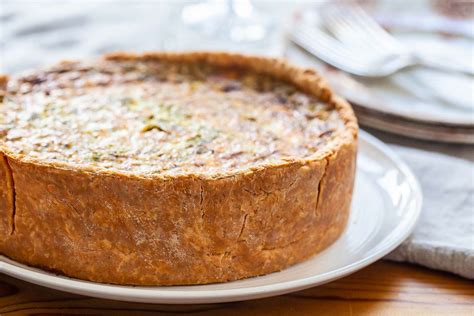 Deep Dish Quiche With Bacon And Cheddar Recipe