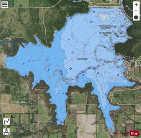 Elk City Lake, Montgomery Fishing Map | Nautical Charts App