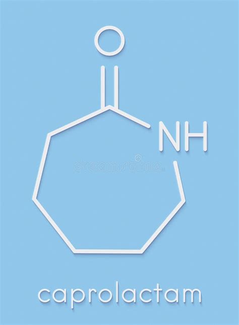 Polycaprolactam Nylon Polymer Chemical Structure Polyamide