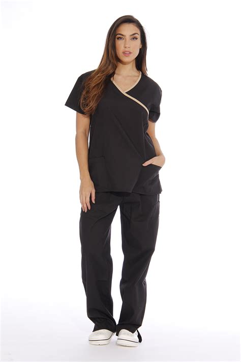 Just Love Just Love Womens Scrub Sets Medical Scrubs Mock Wrap