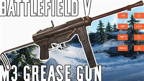 M3 Grease Gun Specialization Breakdown And Gameplay Battlefield V Youtube