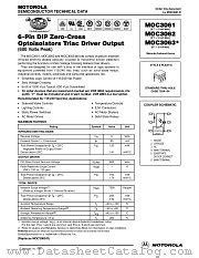 Moc Datasheet Pdf V Ma Optically Coupled Bilateral Switch