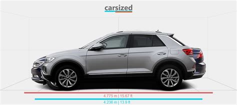 Dimensions Volkswagen T Roc 2021 Present Vs Volkswagen Passat 2014 2019