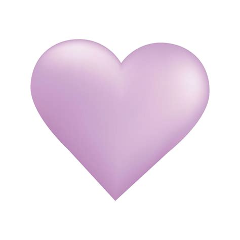 Vector Purple Heart Icon Isolated Item On White Background 36251219