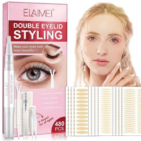 Amazon Double Eyelid Tape 480 Pcs Eyelid Lifter Strips Double