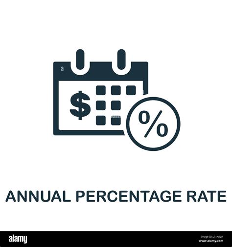 Annual Percentage Rate Flat Icon Colored Element Sign From Auditors