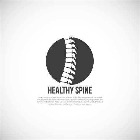 Healthy Spine Logo Template 472402 Vector Art at Vecteezy