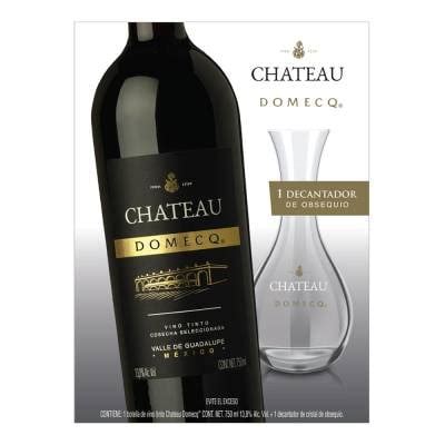 Vino Tinto Domecq Chateau 750 Ml 1 Decantador De Cristal Walmart