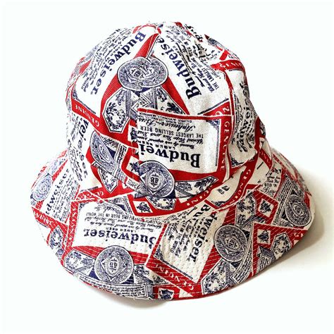 Sold Vintage Budweiser Bucket Hat Tyler Macd Vintage