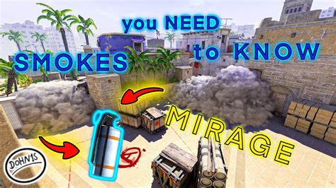 Smokes You NEED To KNOW Mirage Cs2 Counterstrike Csgo Bruh Smoke