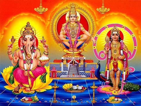 Tamil God Ganapathi And Murugan Lord Murugan Vinayagar Murugan Hd