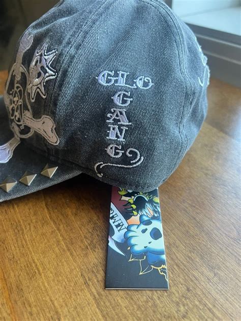 Glo Gang Chief Keef Ed Hardy Washed Black Metal Studded Hat Grailed