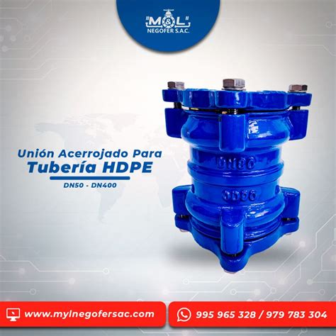 Uni N Acerrojada Para Tuber A Hdpe Myl Negofer Sac