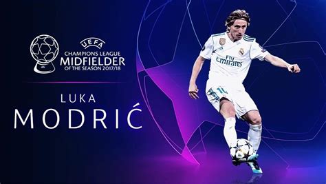 Luka Modrić Champions League Midfielder Of The Season Uefa Champions