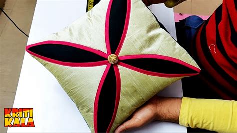 Very Easy Latest Cushion Cover Design Make Diy Cushion Cover In