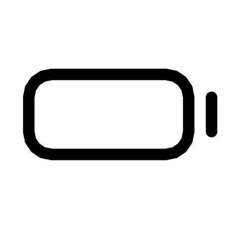 Battery Empty Vector SVG Icon SVG Repo