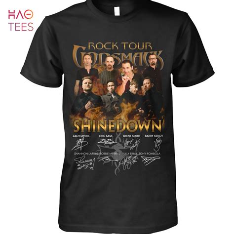 Rock Tour Shinedown Shirt Limited Edition