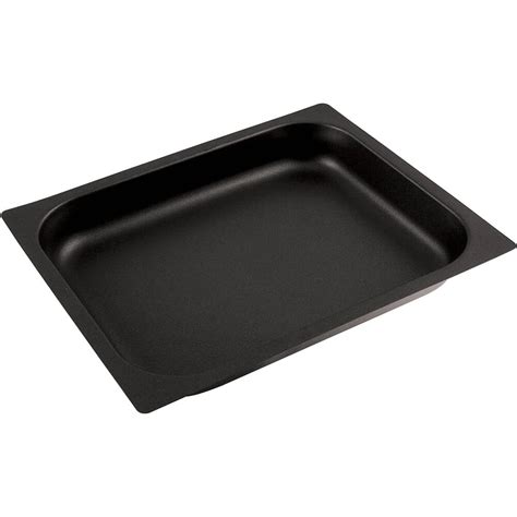 Black Stainless Steel 12 Gn Non Stick Baking Pan 25 Deep 14365