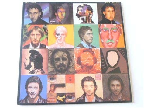 The Who Face Dances Vinyl Record Lp Hs 3516 With Poster Goldshower