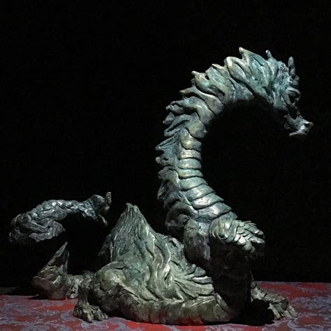 BRONZE DRAGON SCULPTURE the Wizard Hand Cast Fantasy Art in - Etsy Canada