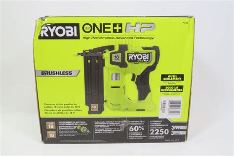 Ryobi P One Hp V Gauge Brushless Cordless Airstrike Brad Nailer